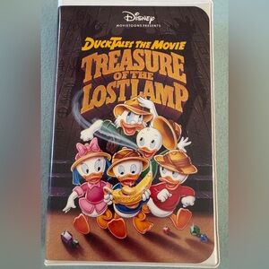 Disney DuckTales The Movie VHS - Black, Yellow, Red, White